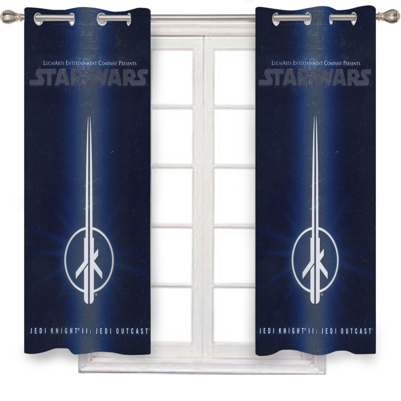 Star Wars Jedi Knight Outcast Window Curtains