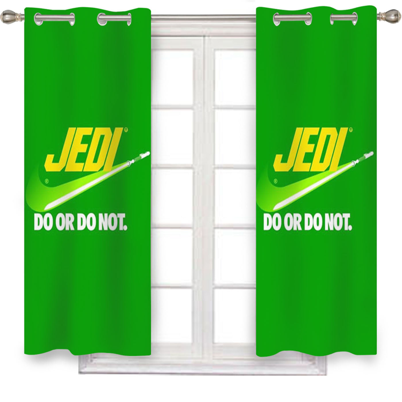 Star Wars Jedi Nike Window Curtains