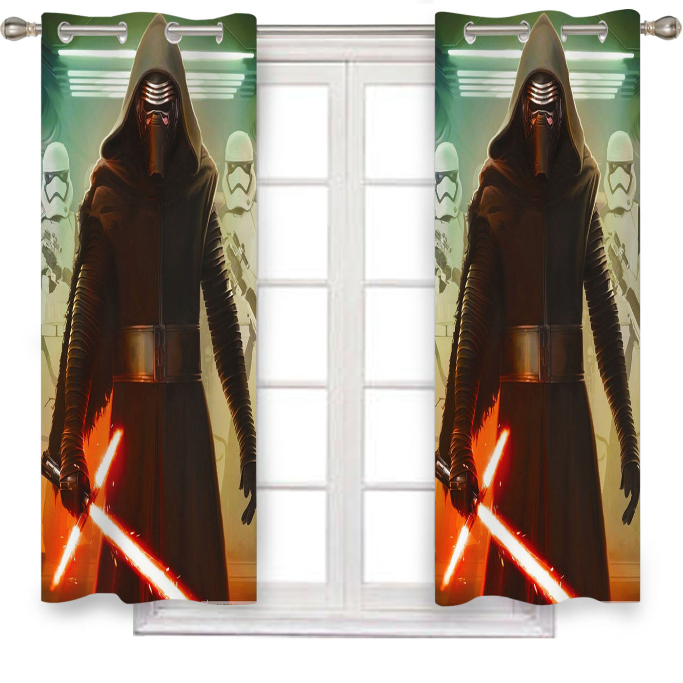 Star Wars Kylo Ren Window Curtains