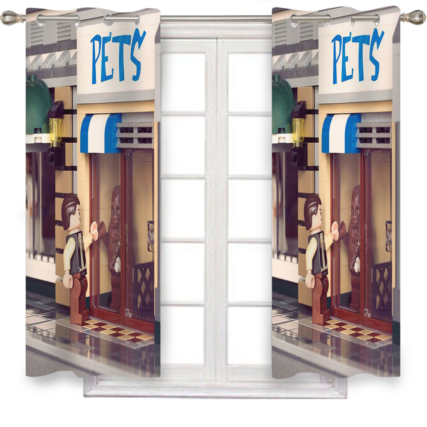 Star Wars Lego Window Curtains
