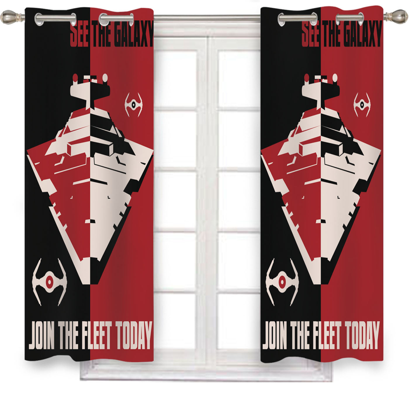 Star Wars Poster 4 Window Curtains