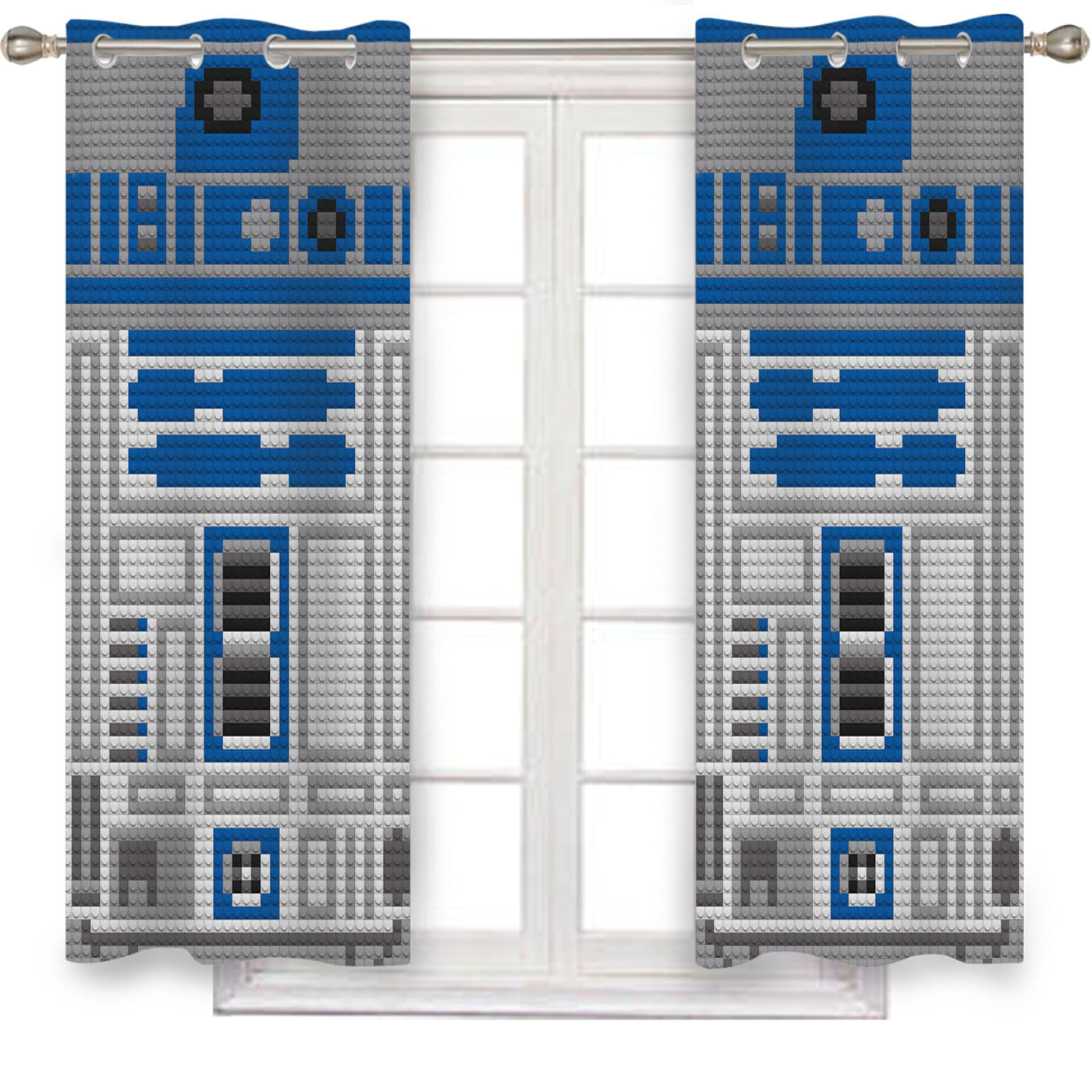 Star Wars Rd Lego Window Curtains