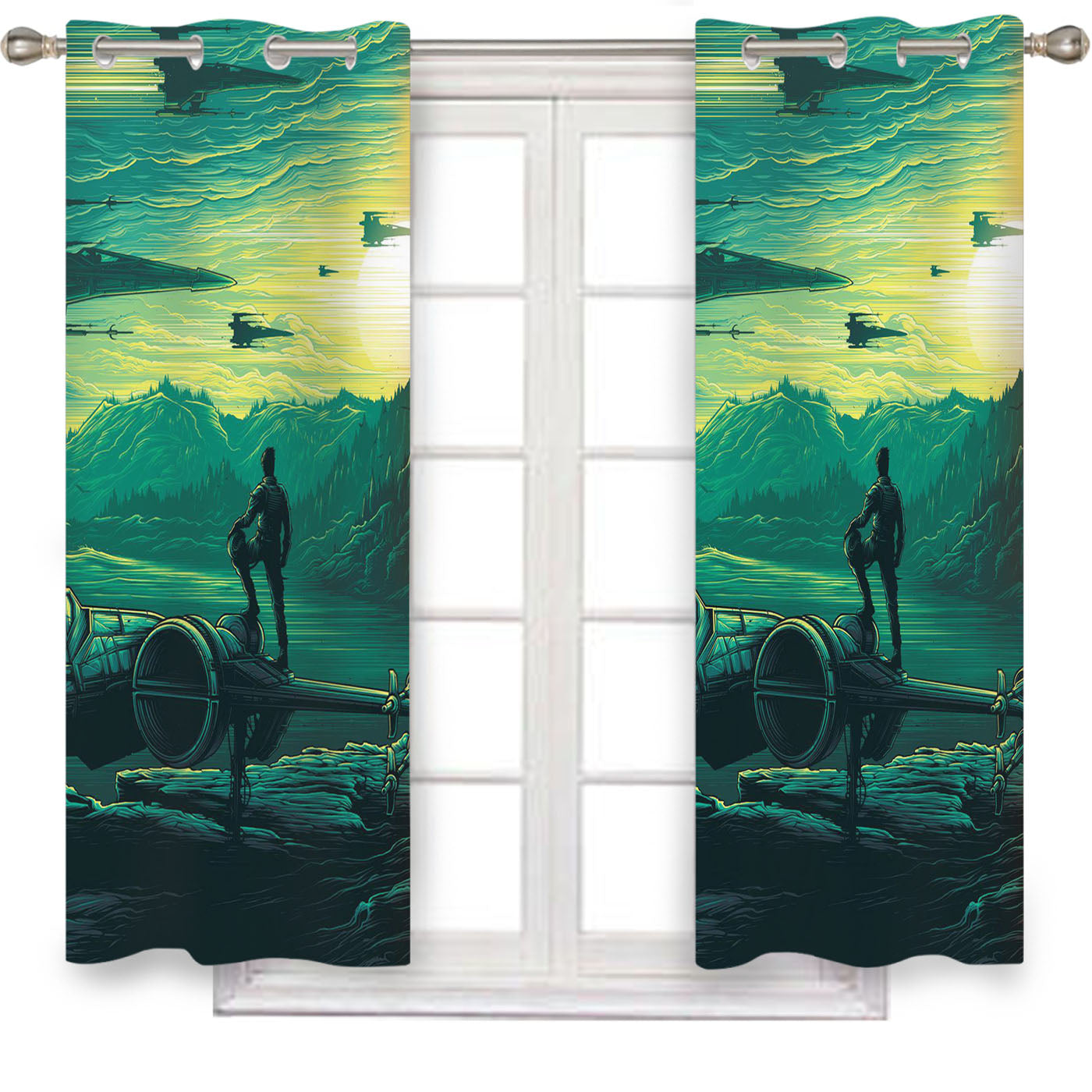 Star Wars Rebellion Window Curtains