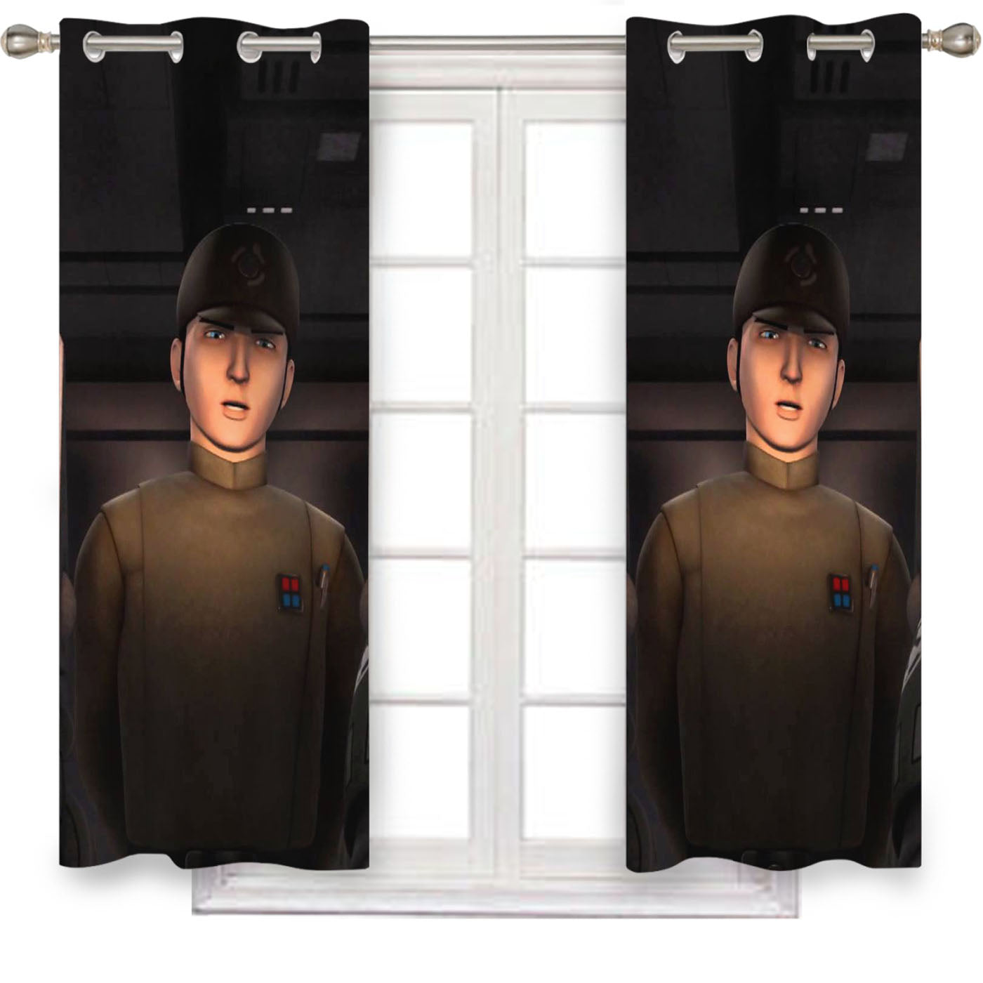 Star Wars Rebels 6 Window Curtains