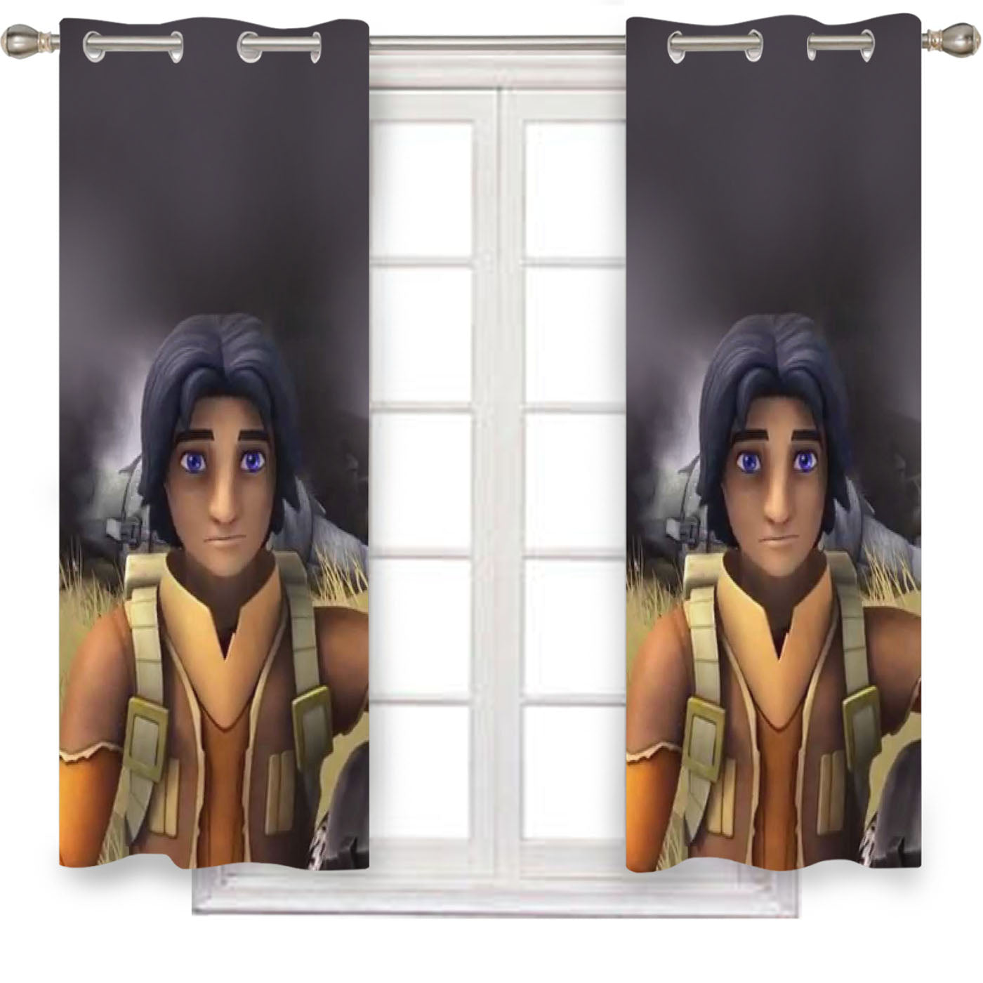 Star Wars Rebels 7 Window Curtains