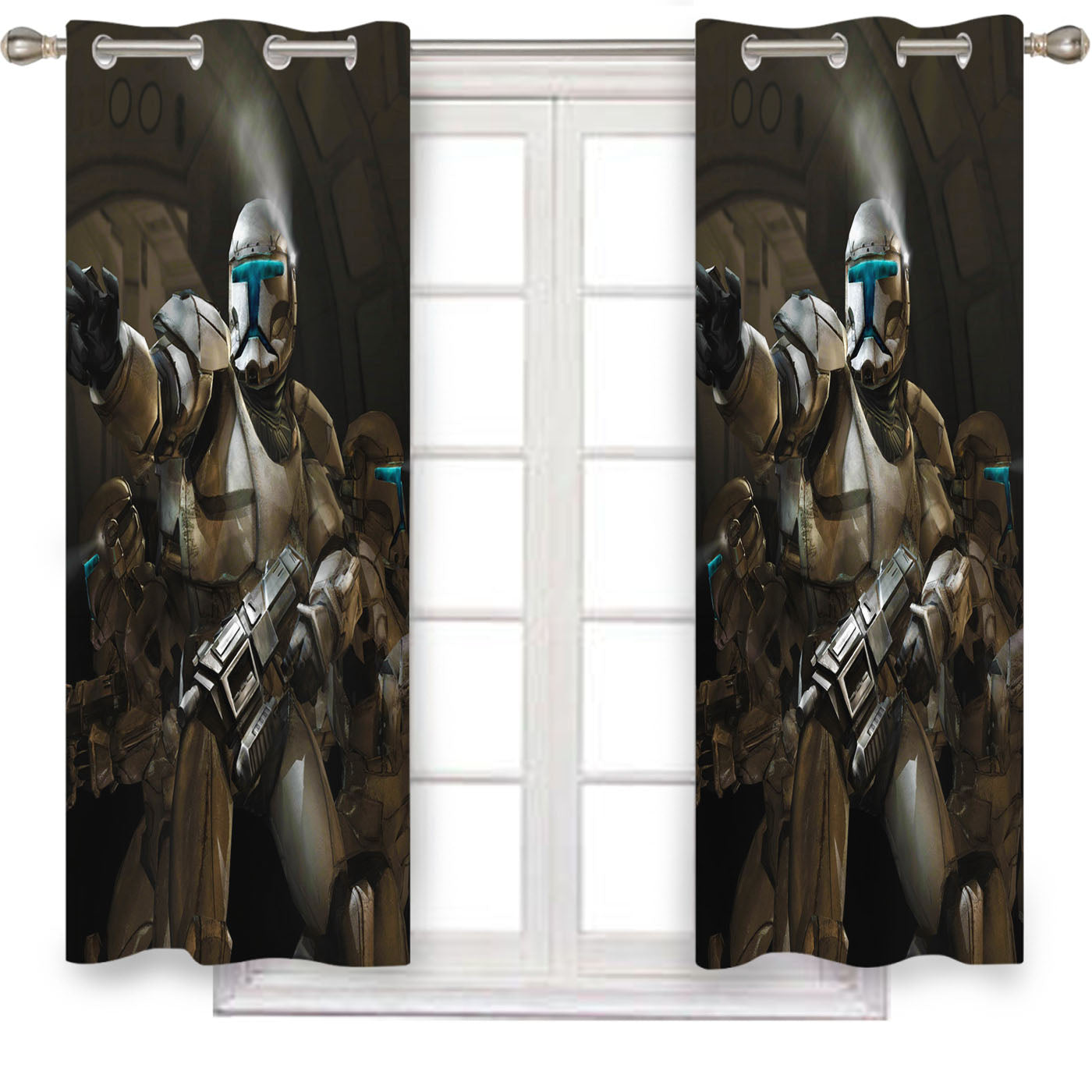 Star Wars Republic Commando Window Curtains