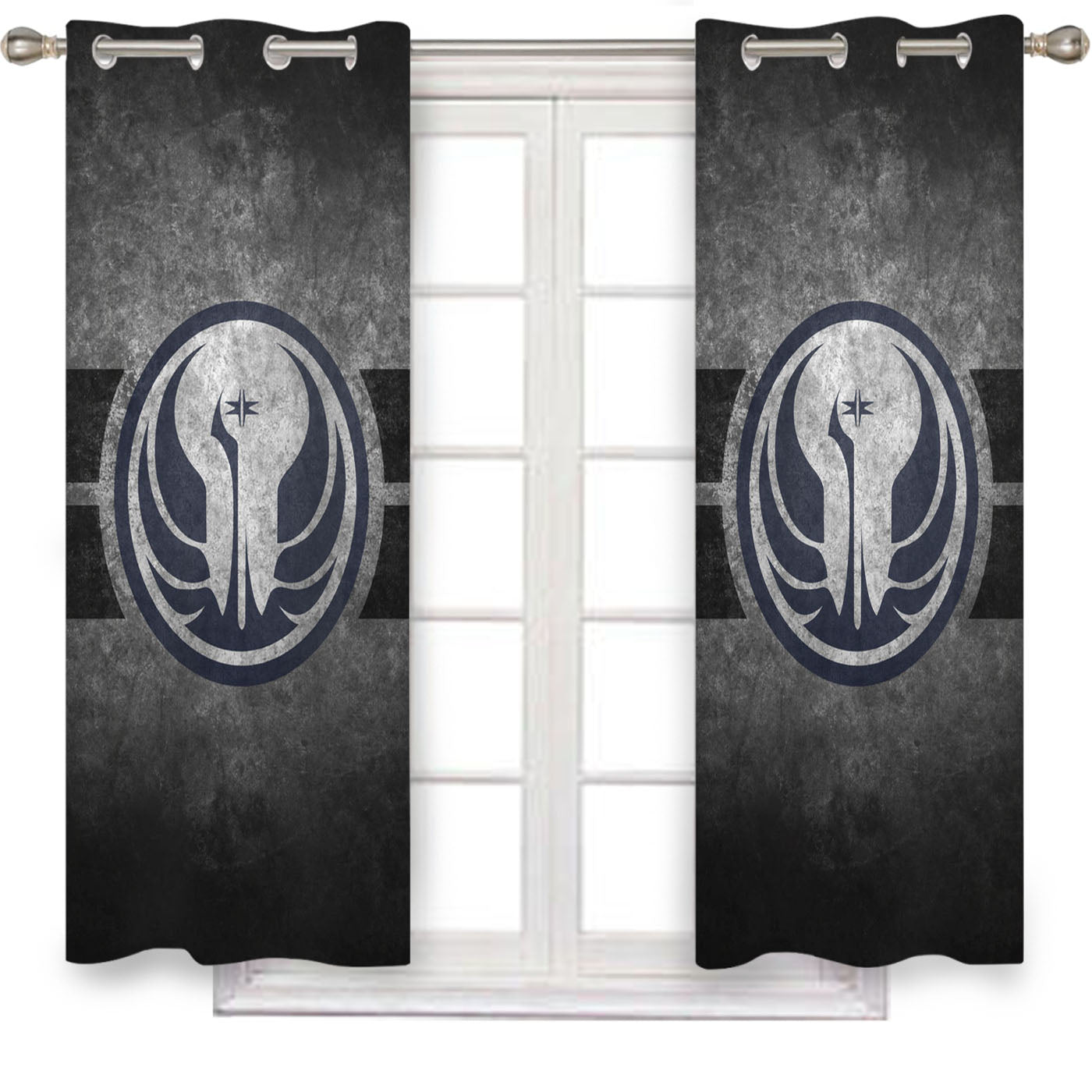 Star Wars Republic Symbol Window Curtains