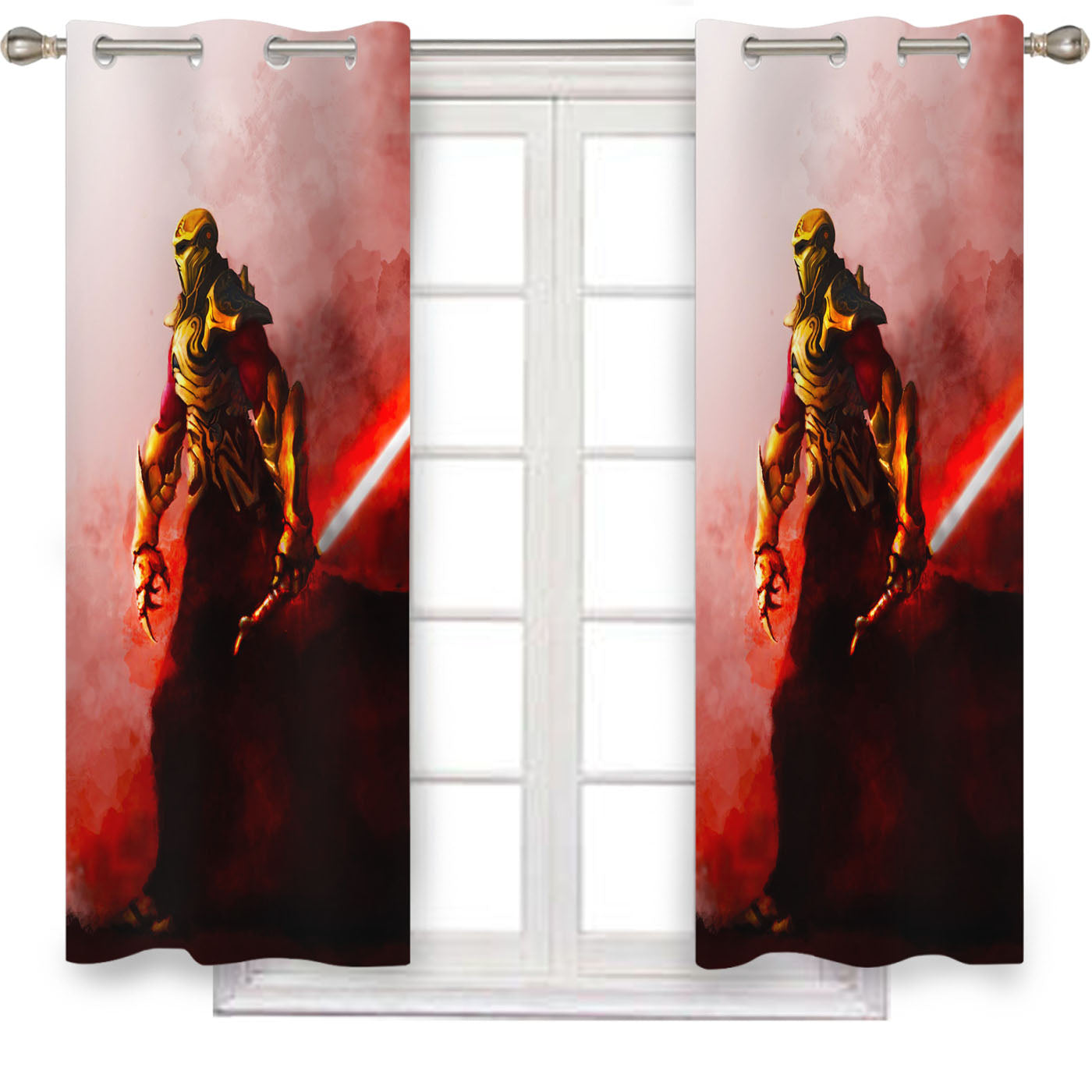 Star Wars Sith Knight Window Curtains