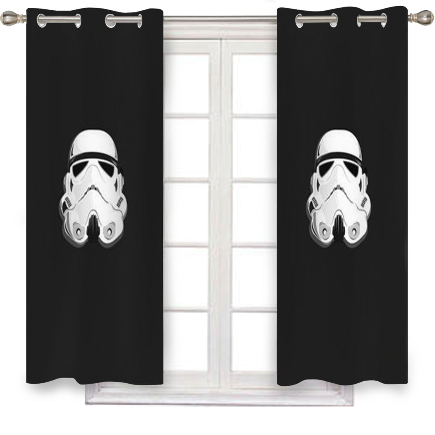 Star Wars Storm Trooper Window Curtains