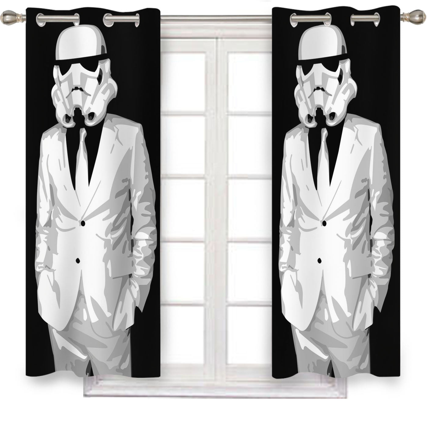 Star Wars Stormtrooper 04 Window Curtains