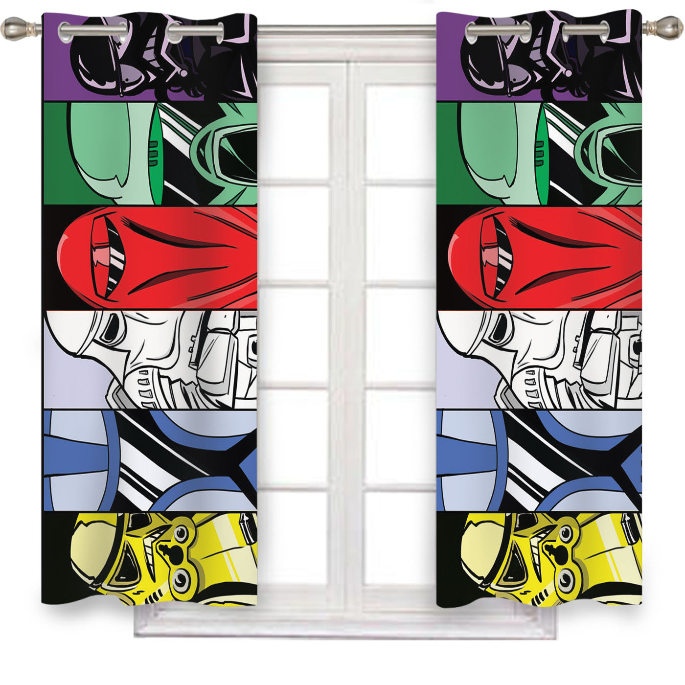 Star Wars Stormtrooper Pop Art Window Curtains