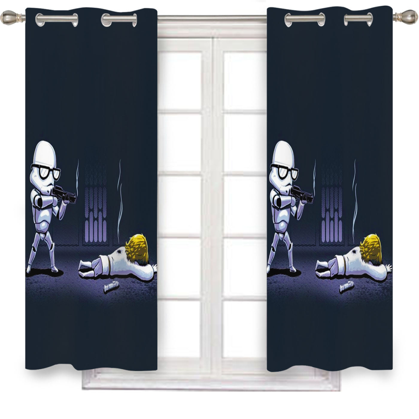 Star Wars Stormtrooper Thug Window Curtains