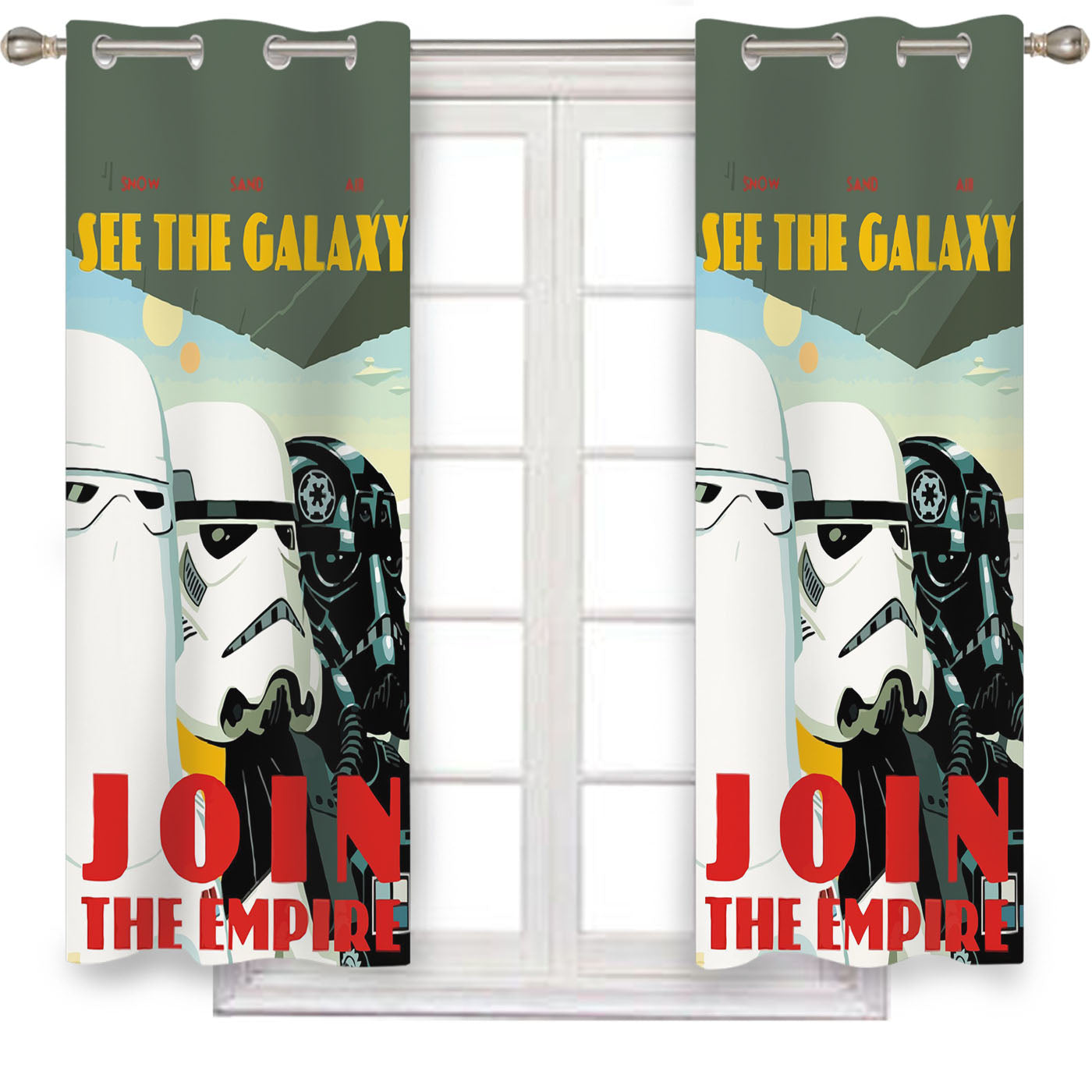 Star Wars Stormtroopers Window Curtains