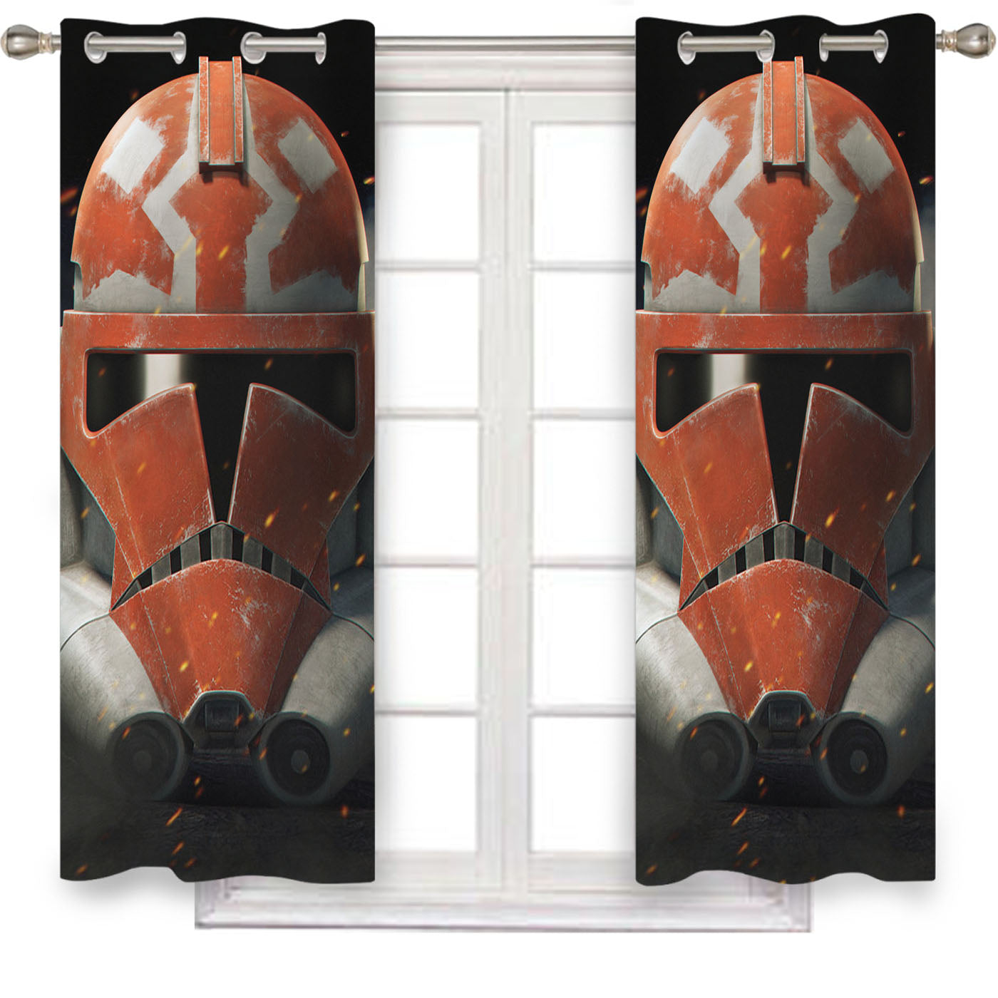 Star Wars The Clone Wars Window Curtains