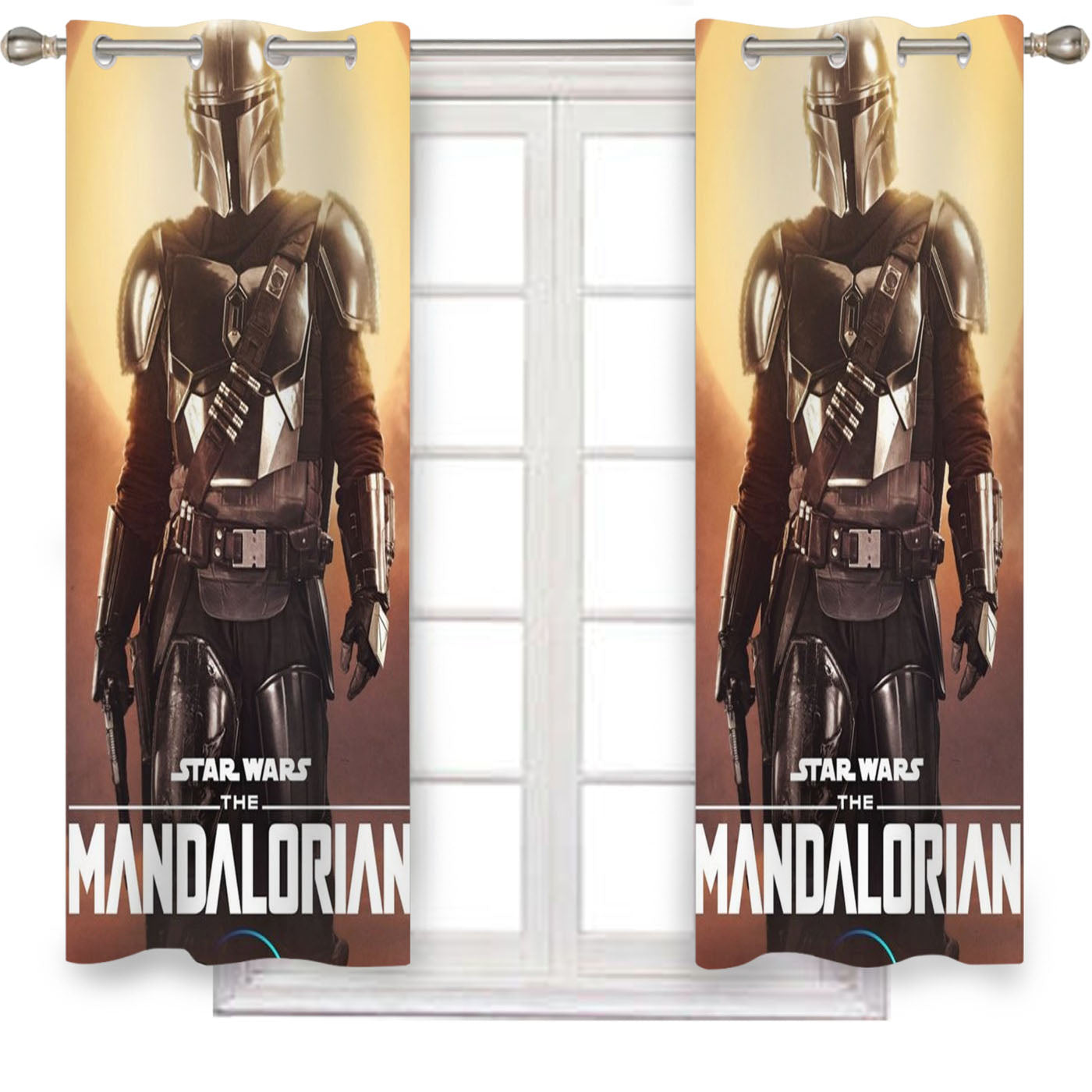 Star Wars The Mandalorian Window Curtains