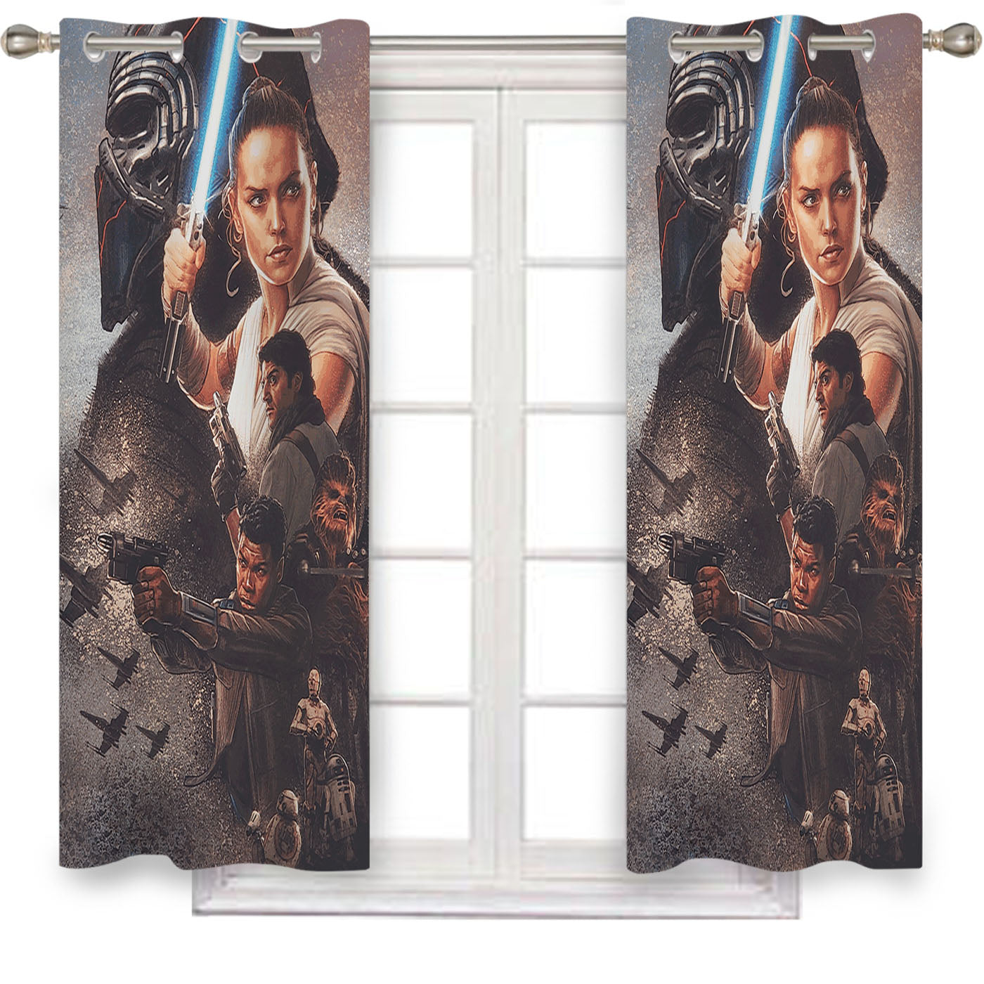 Star Wars The Rise Of Skywalker Window Curtains