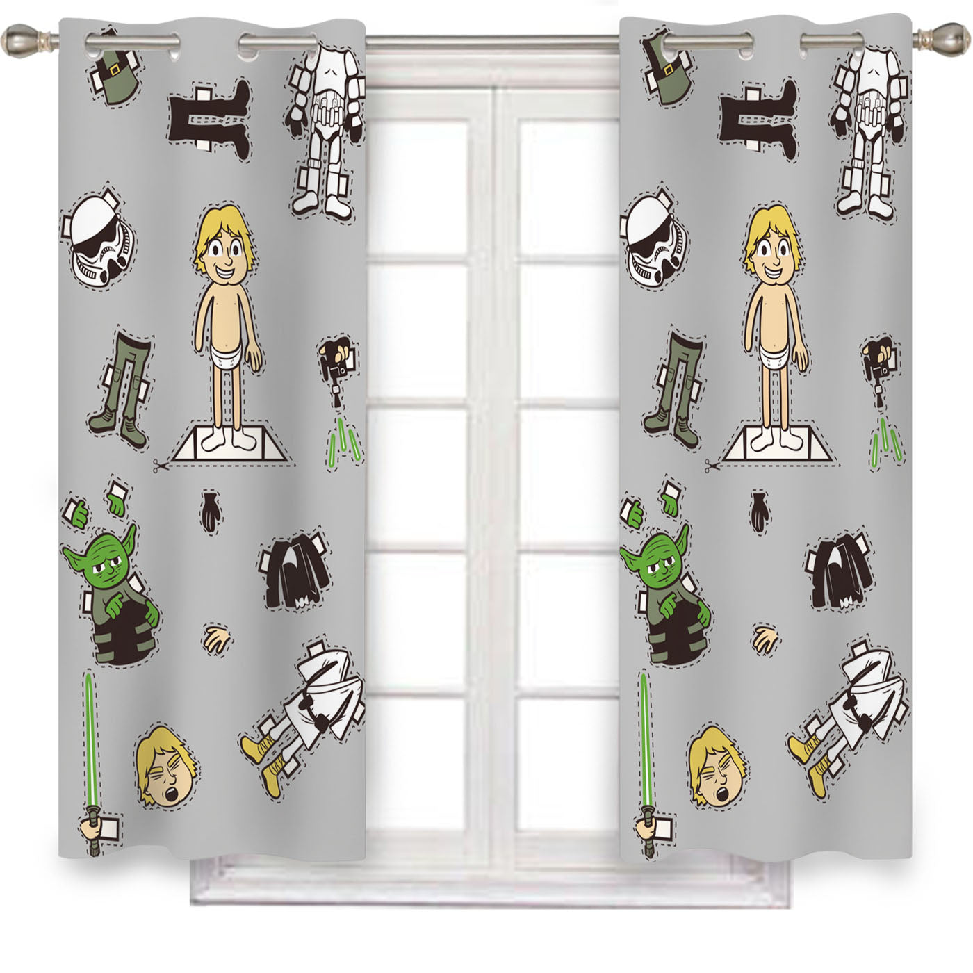 Stars Wars Costume Set Window Curtains