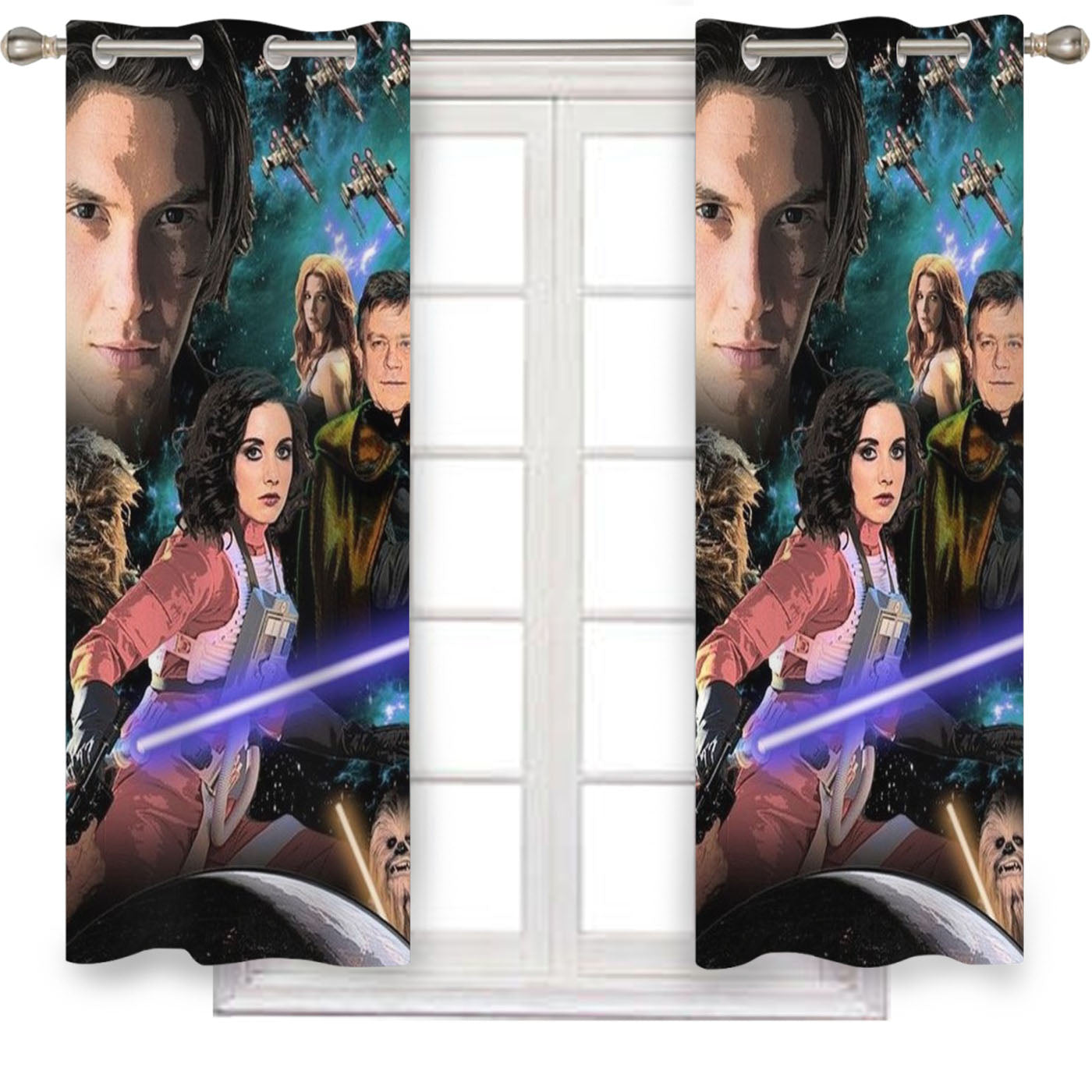 Start Wars Disney Window Curtains
