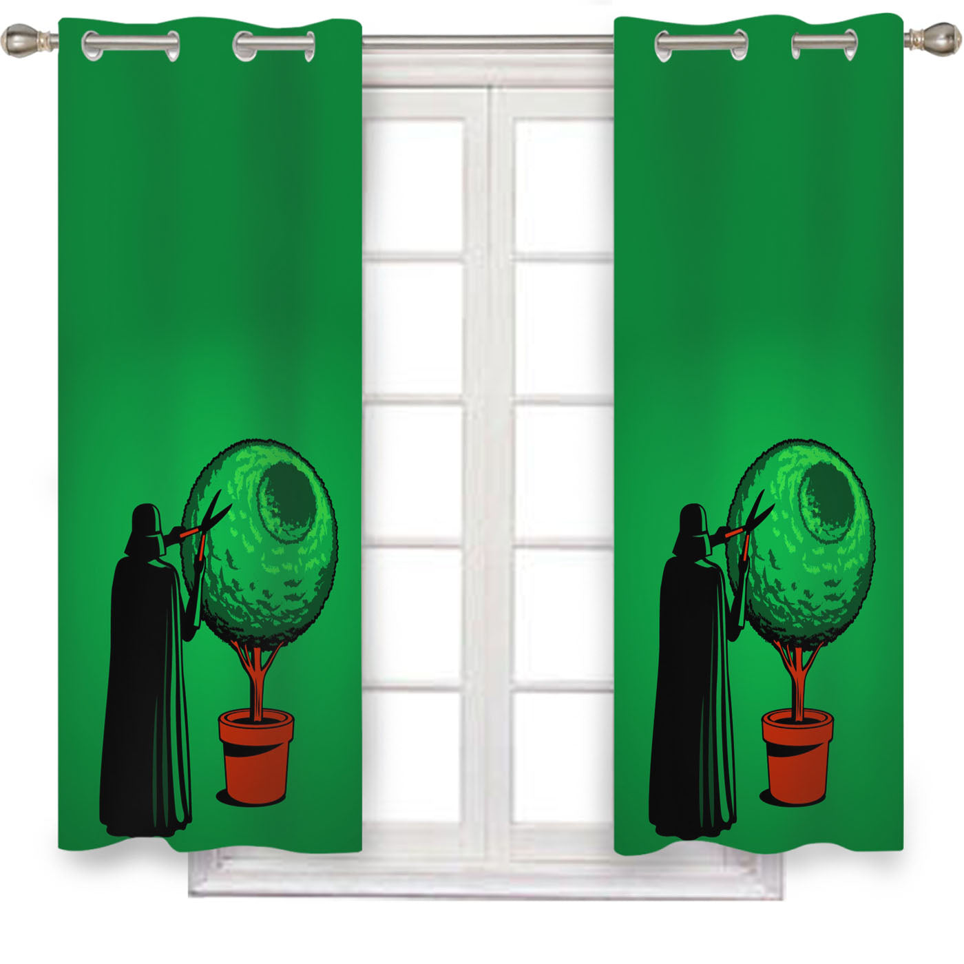 Start Wars Disney Cartoon Window Curtains