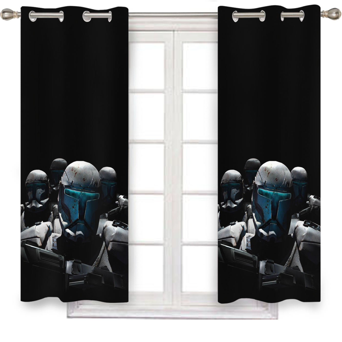 Start Wars Disney Dark Night Window Curtains