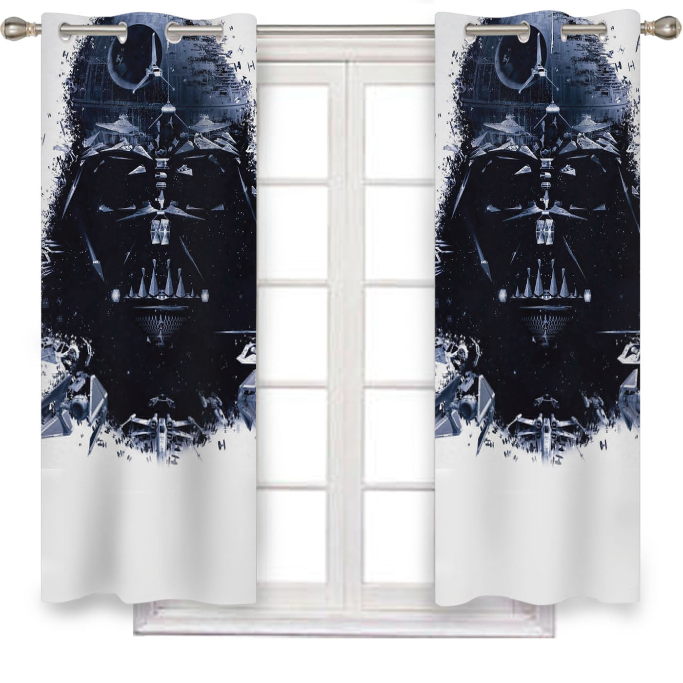 Start Wars Disney Face Cover Window Curtains
