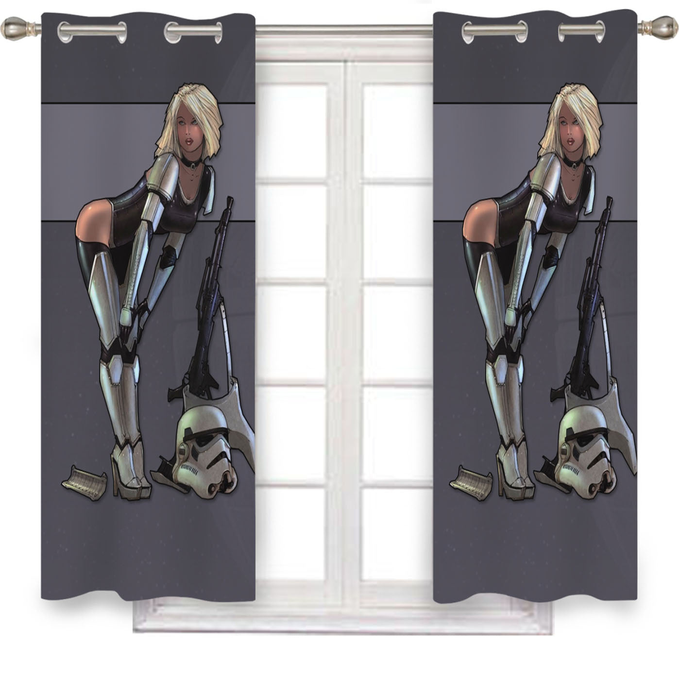 Start Wars Disney Fake Window Curtains