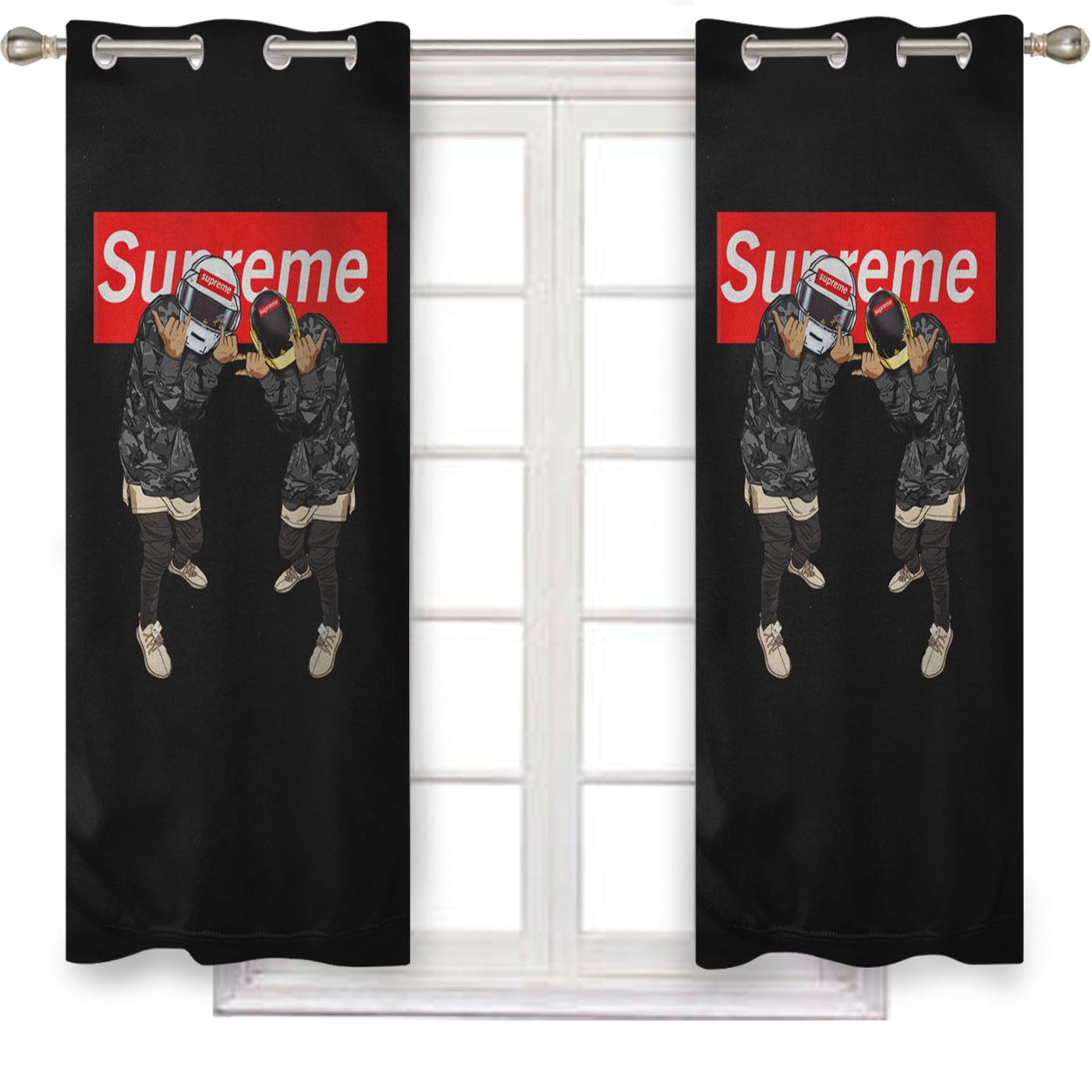 Supreme Star Wars Daft Punk Window Curtains