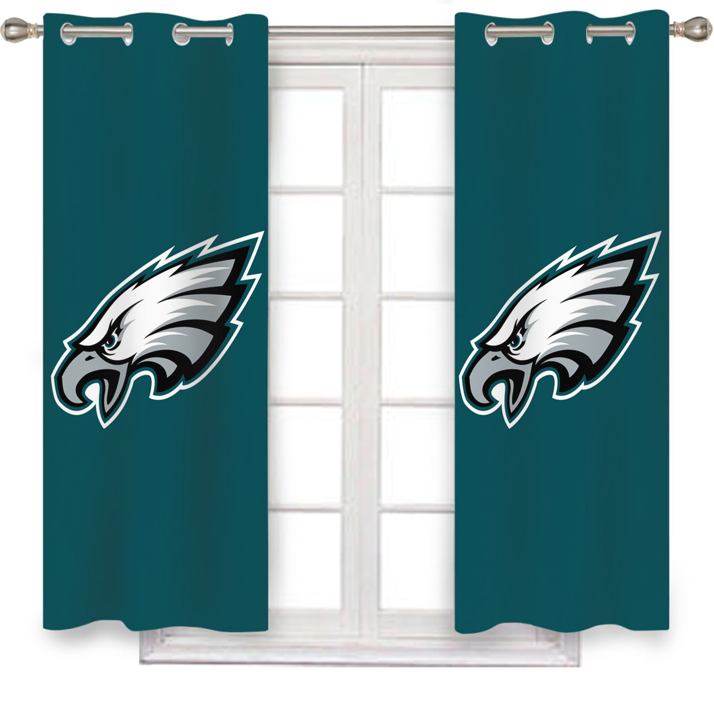 The 1996 Emblem Philadelphia Eagles Window Curtains