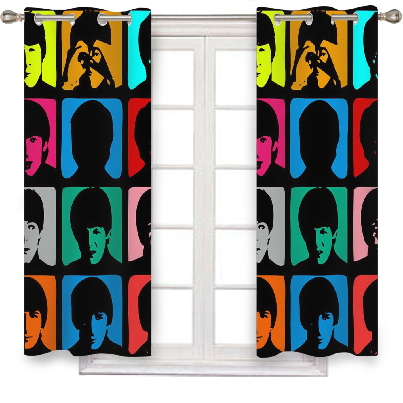 The Beatles Window Curtains