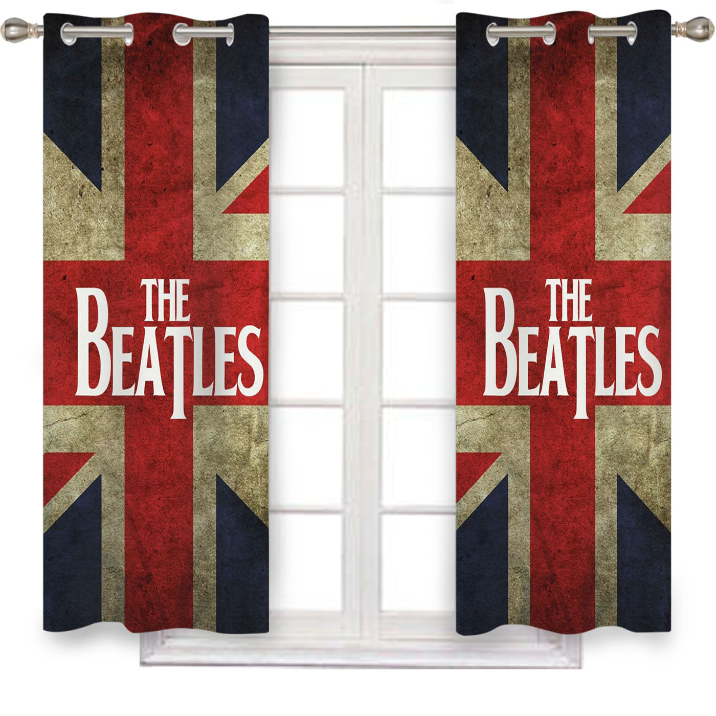 The Beatles Iphone Wallpaper Window Curtains