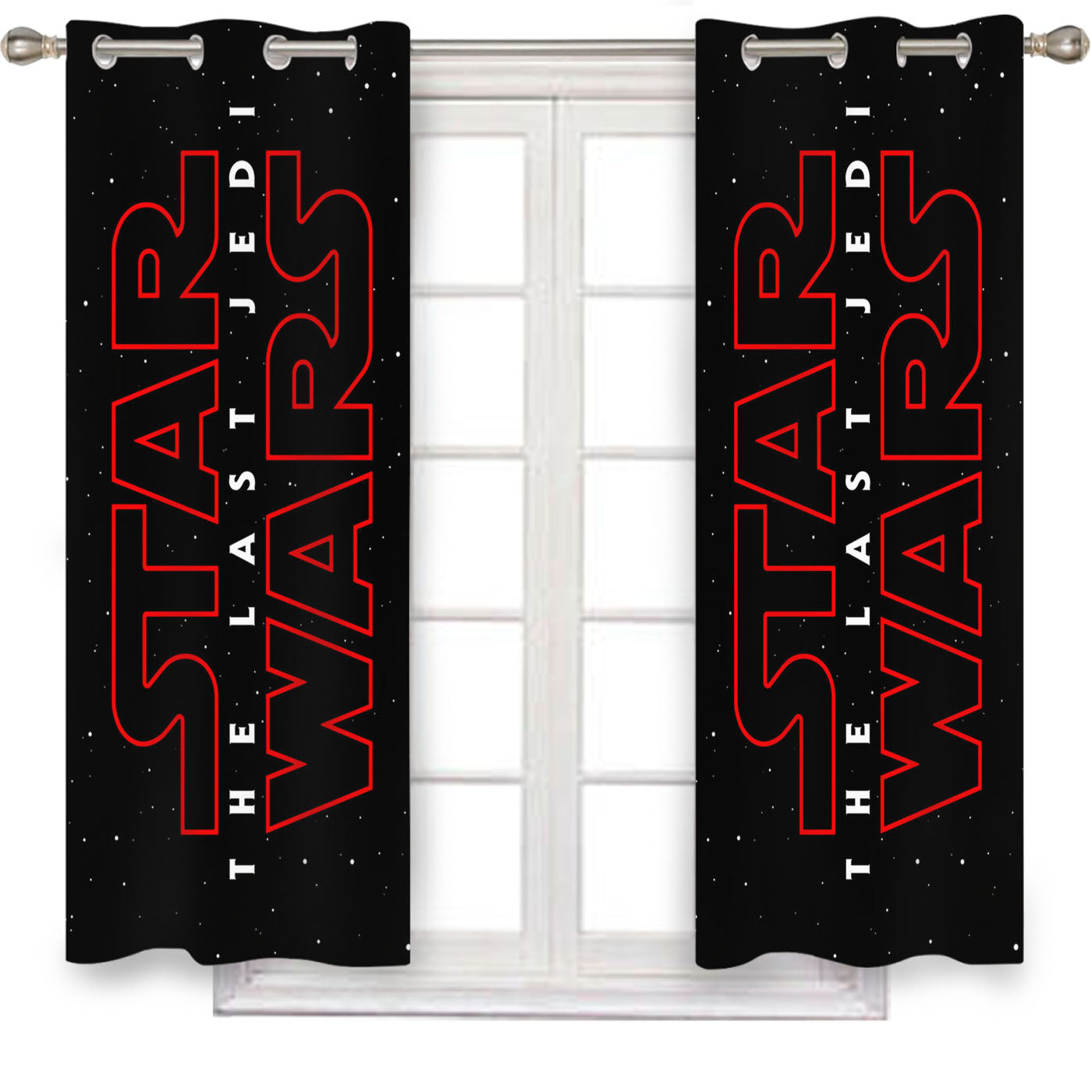 The Last Jedi Star Wars Window Curtains