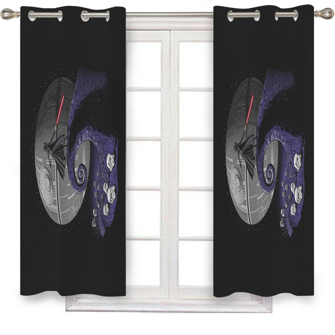 The Nightmare Before Empire Star Wars Window Curtains