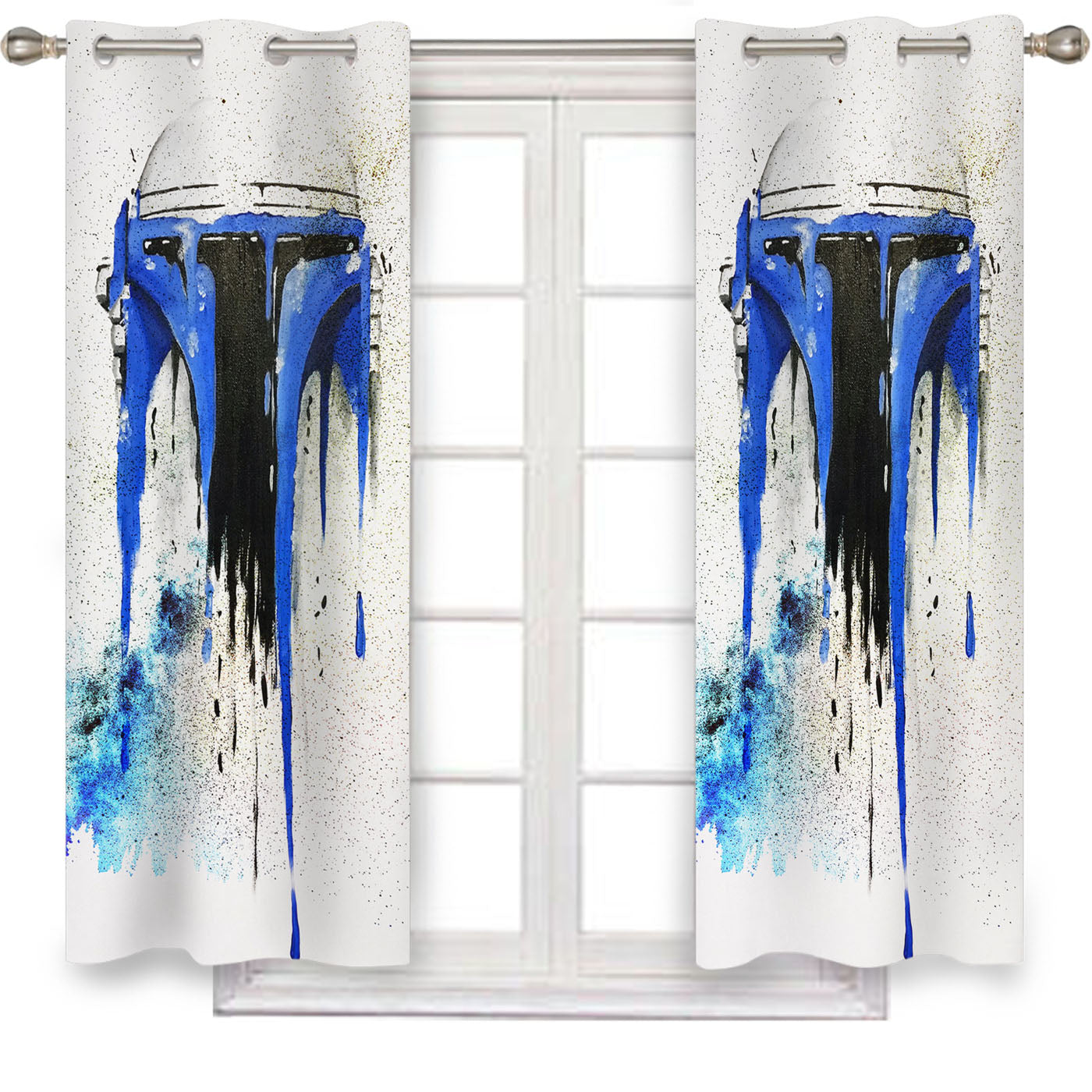 A Blue Hope Star Wars Window Curtains