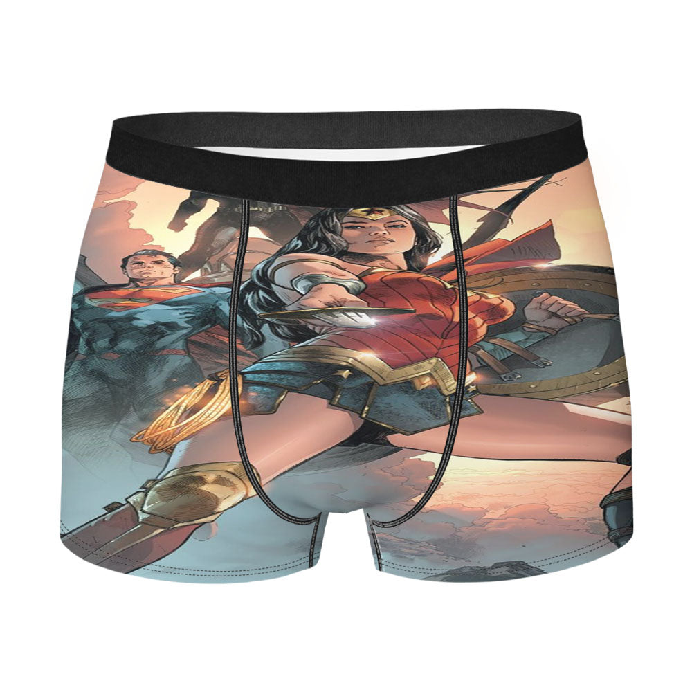 Batman Superman Wonder Woman Men'S Boxer Briefs