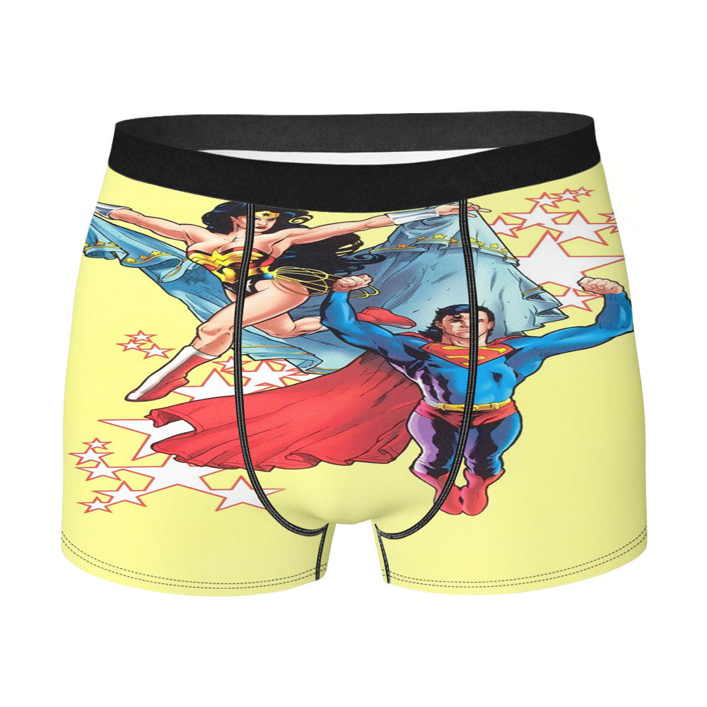 Superman X Wonder Woman Men'S Boxer Briefs