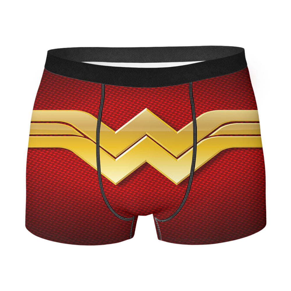 The Justice League Wonder Woman Men'S Boxer Briefs