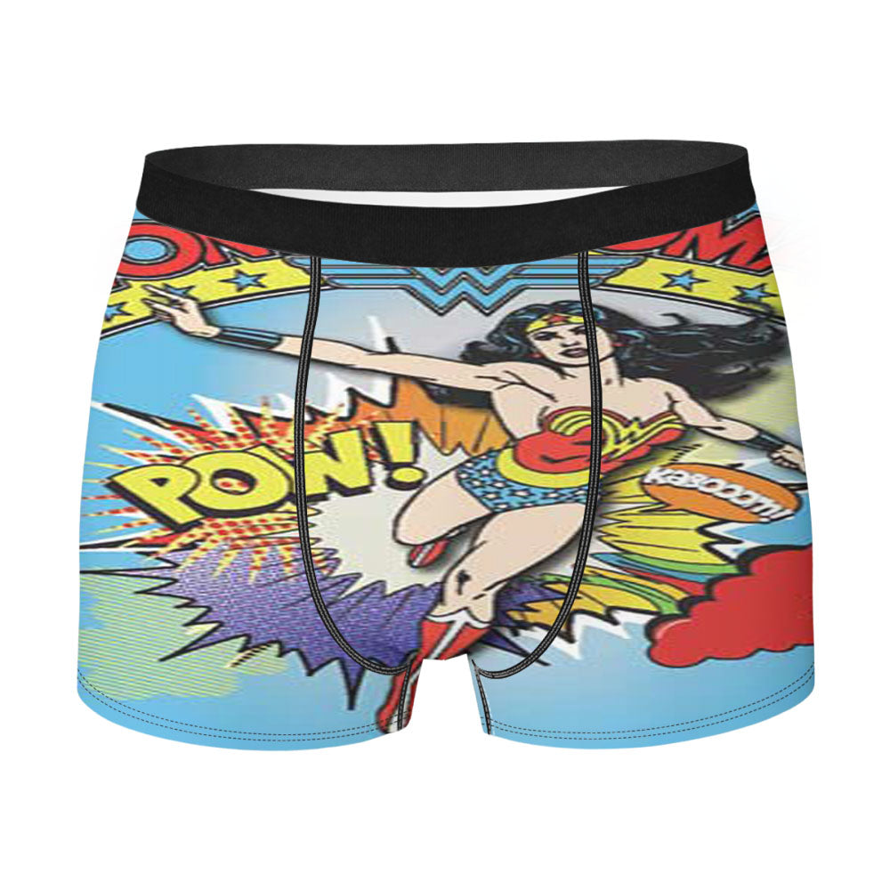 Wonder Woman Chibi Style Art Men'S Boxer Briefs