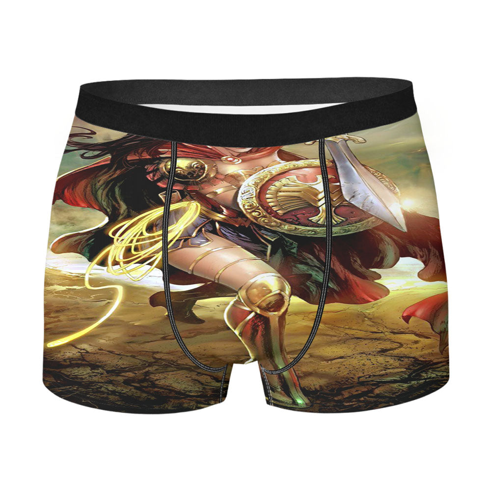 Wonder Woman Emblem Illustration Men'S Boxer Briefs