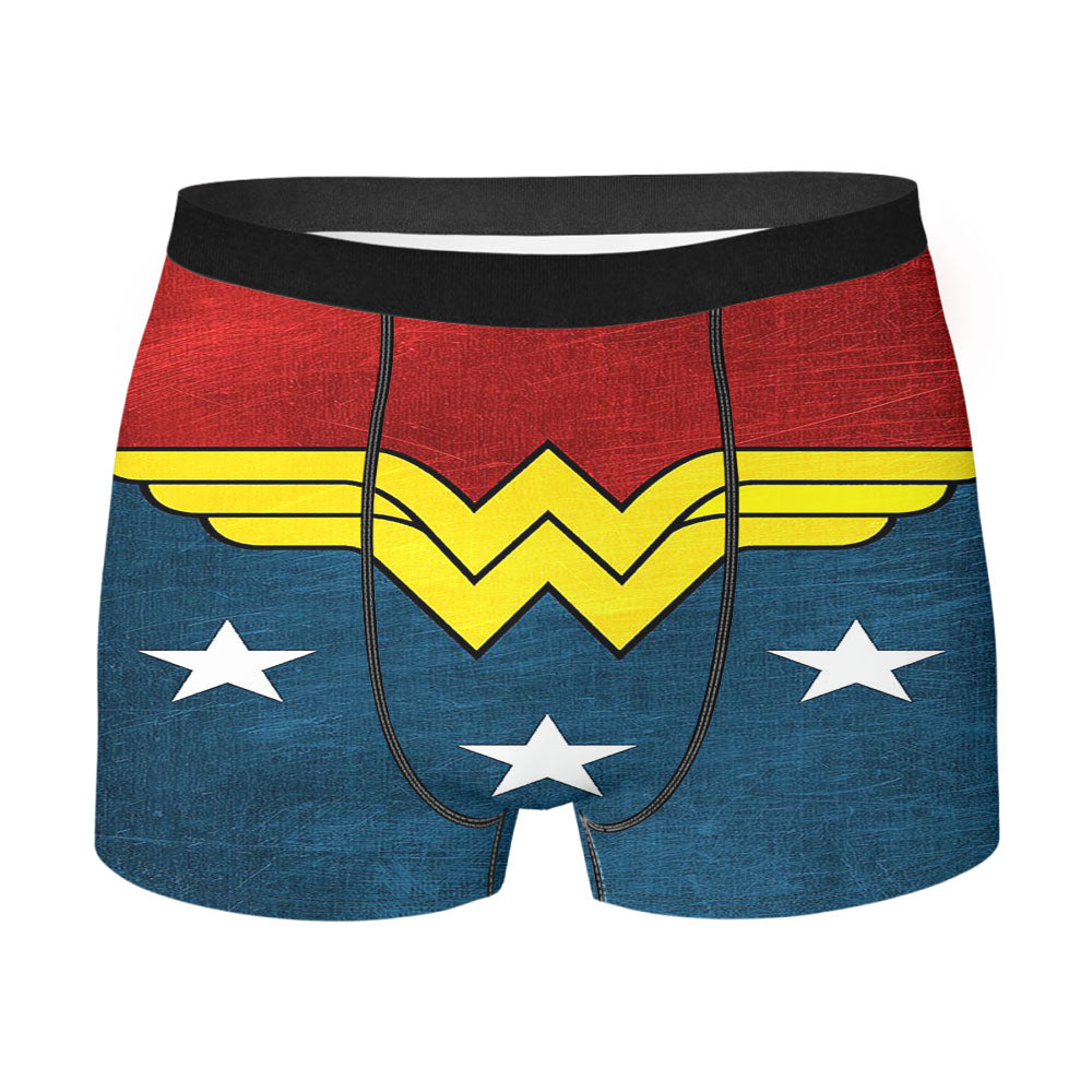 Wonder Woman Fan Art Red Wallpaper Men'S Boxer Briefs