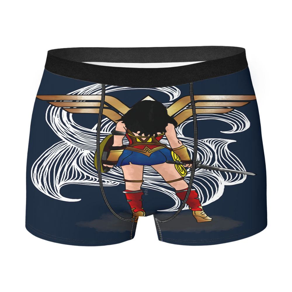 Wonder Woman Justice League Comic Art Men'S Boxer Briefs