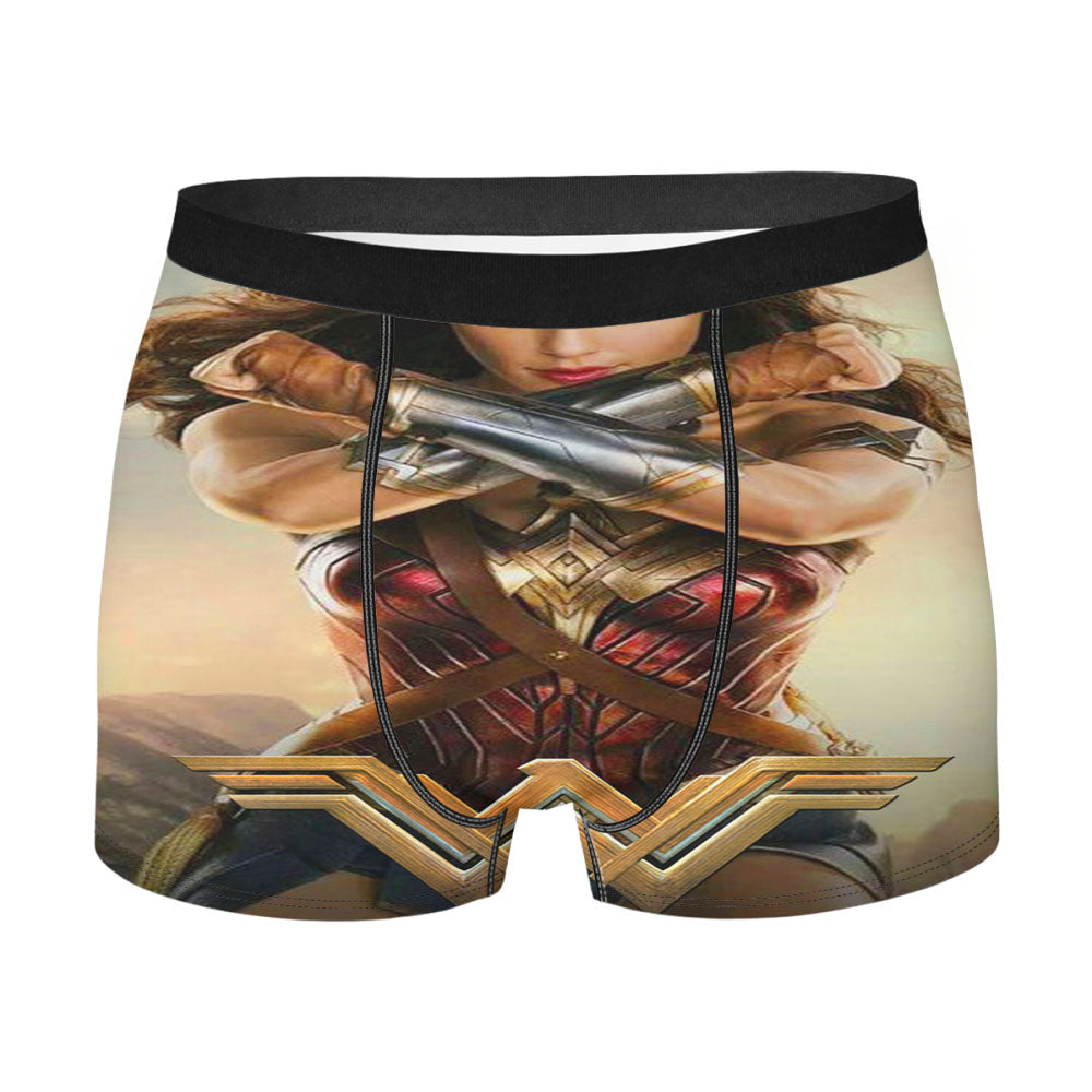 Wonder Woman Logo America Men'S Boxer Briefs